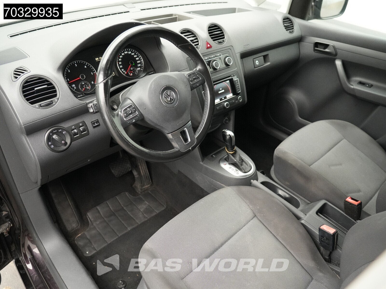 Volkswagen Caddy 102PK Automaat L2H1 Navi Airco Cruise Parke, Automaat, Euro 5, Stof, Gebruikt