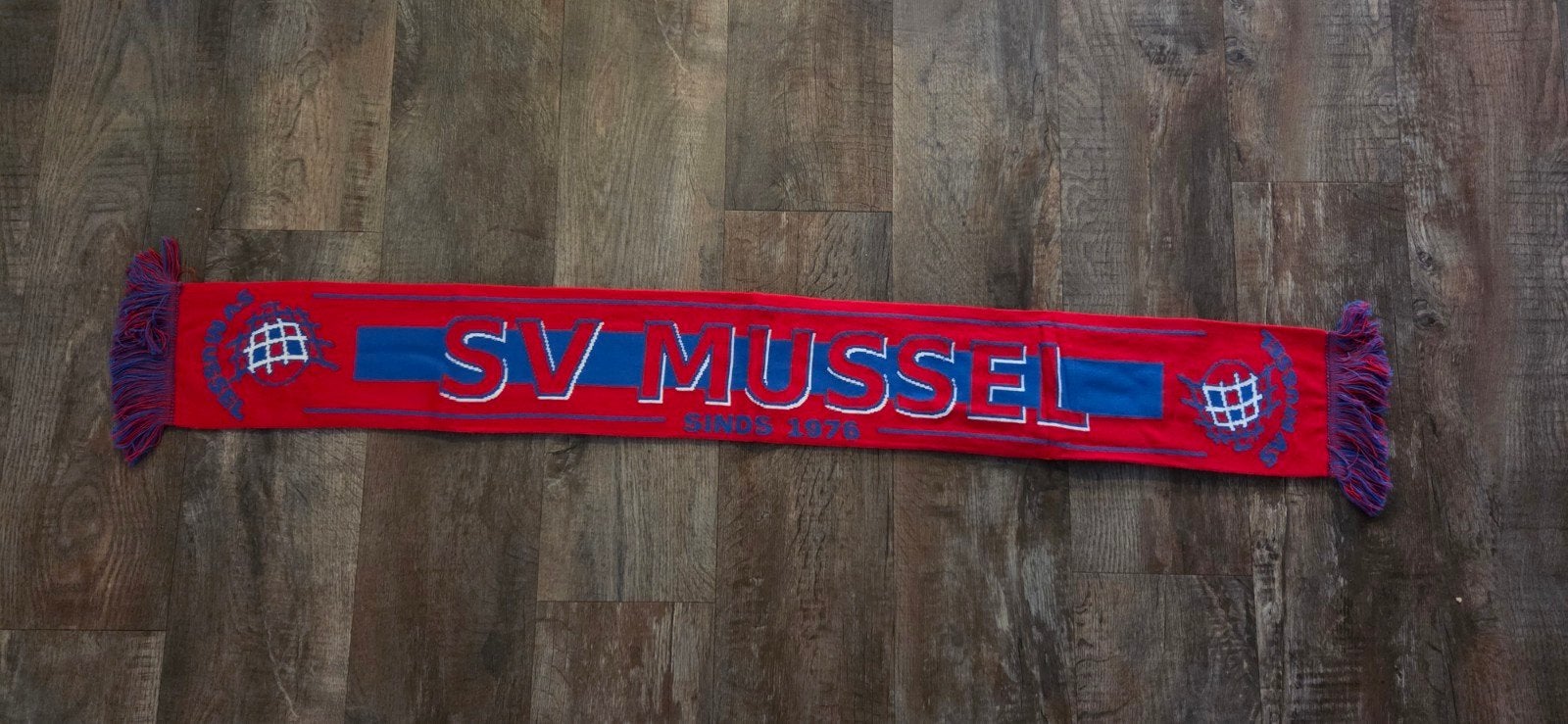 Sjaal SV Mussel, Ophalen of Verzenden, Zo goed als nieuw, Buitenlandse clubs, Vaantje of Sjaal
