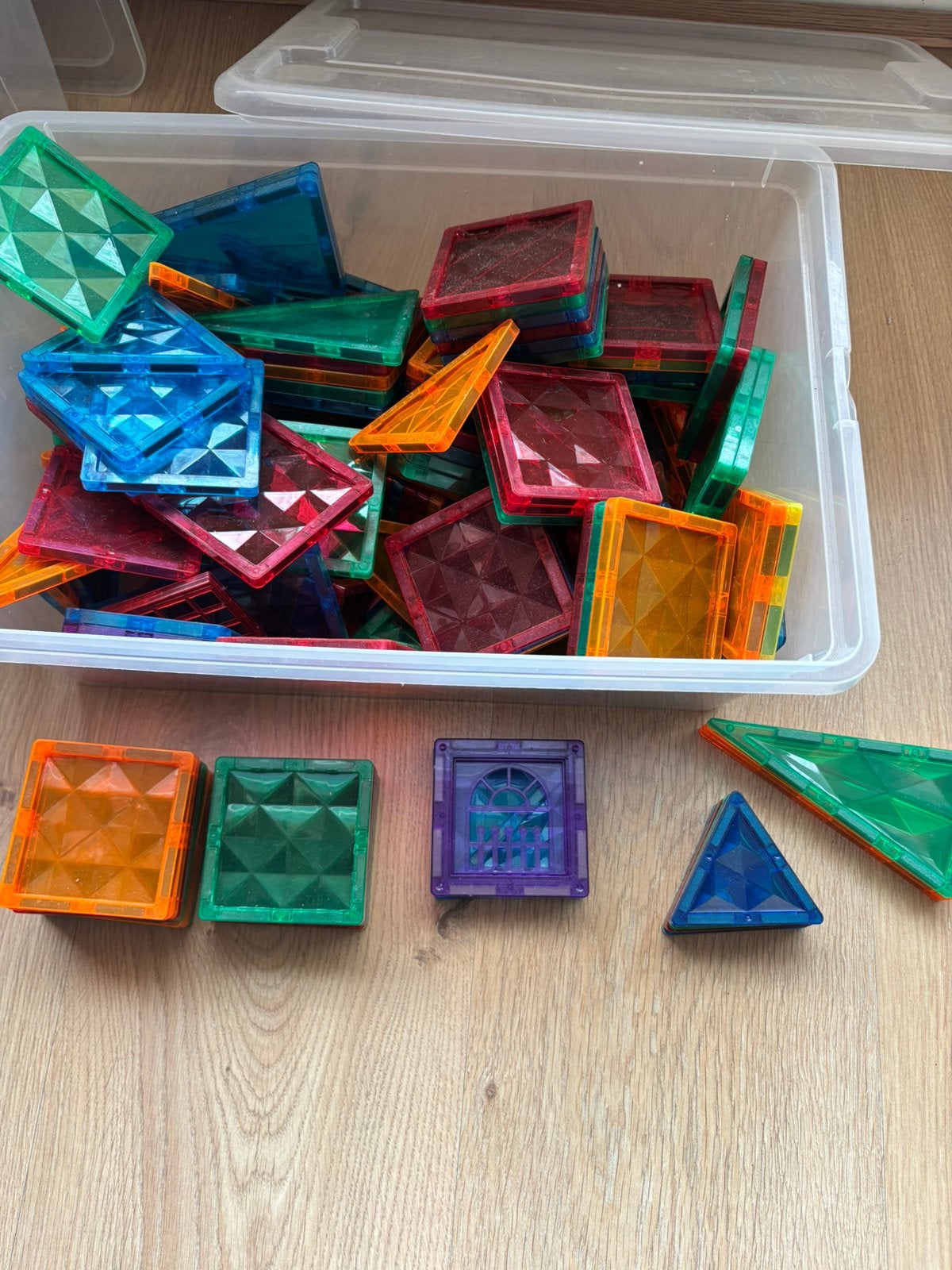 Magnetic tiles, Ophalen of Verzenden, Zo goed als nieuw