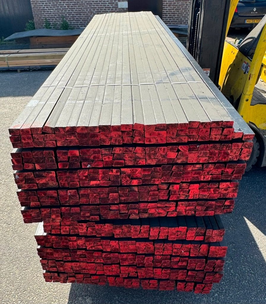 Achterlat VRS03 28x45mm 3.90m geimpregneerd RAL 9005, Ophalen, Nieuw, 250 cm of meer, Balken