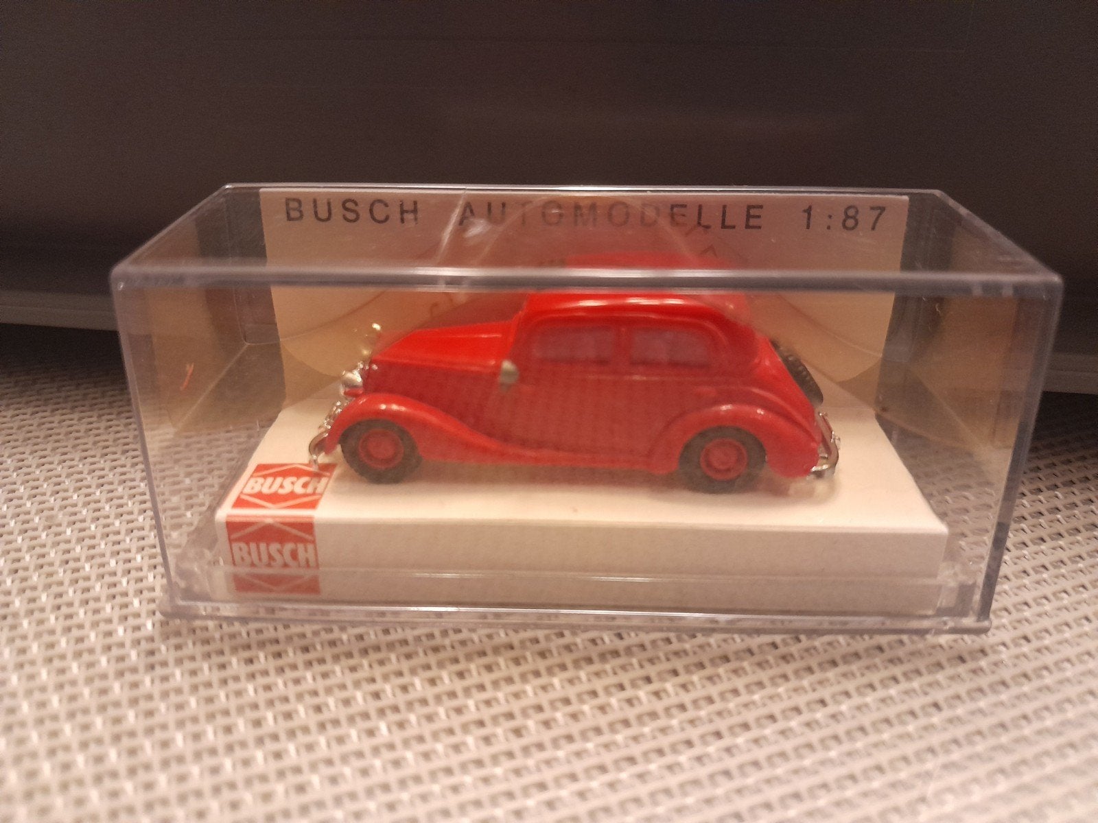Busch Automodelle 1:87 Mercedes 170V Brandweer, Ophalen of Verzenden