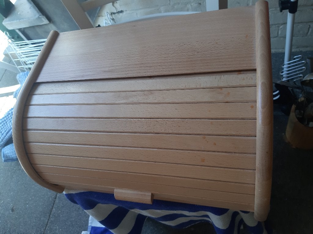 Houten broodtrommel erg mooi, Ophalen, Hout, IKEA, Zo goed als nieuw