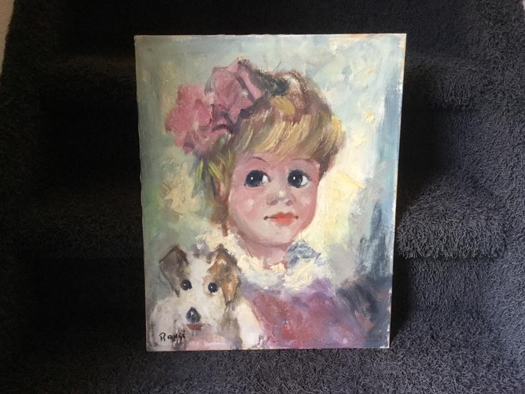 Olieverfschilderij op doek van Range, Ophalen