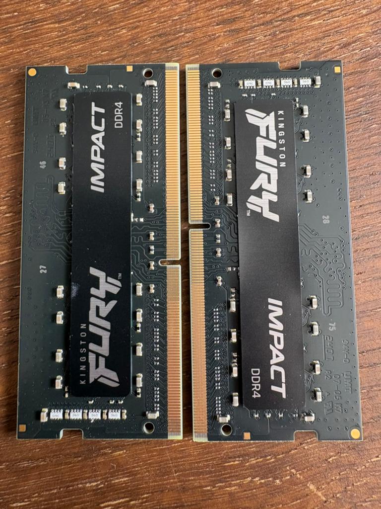 Kingston Fury Impact 2x16GB DDR4 SODIMM RAM, 32 GB, DDR4, Ophalen of Verzenden, Zo goed als nieuw