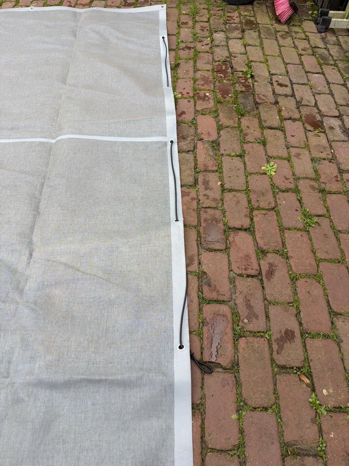 Anti winddoek/ windbreekgaas voor overkapping, Ophalen of Verzenden, Gebruikt, Veranda