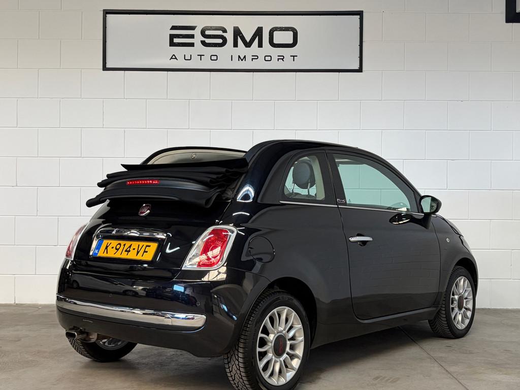 Fiat 500 C 1.2 Lounge Airco PDC, Auto's, Voorwielaandrijving, Gebruikt, 4 cilinders, Cabriolet