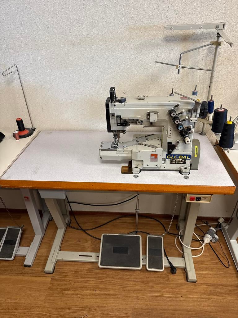 Global CB-2703-56 Industriële Naaimachine, Hobby en Vrije tijd, Naaimachines en Toebehoren, Overige merken, Gebruikt, Ophalen of Verzenden