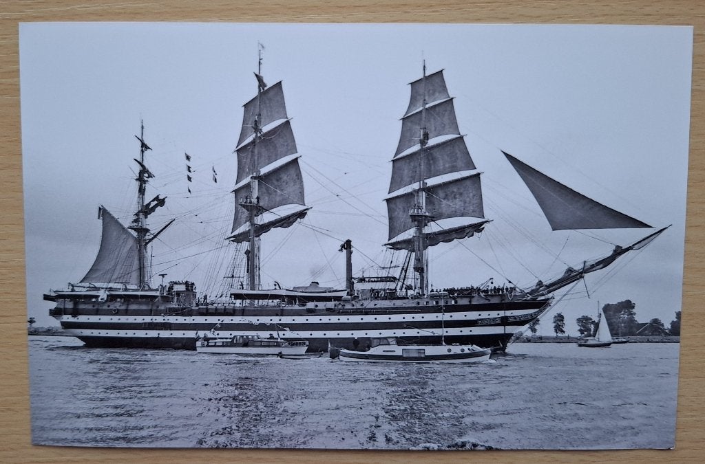 Foto zeilschip Amerigo Vespucci -Sail Amsterdam 1980, Verzenden, 1980 tot heden, Foto, Nieuw