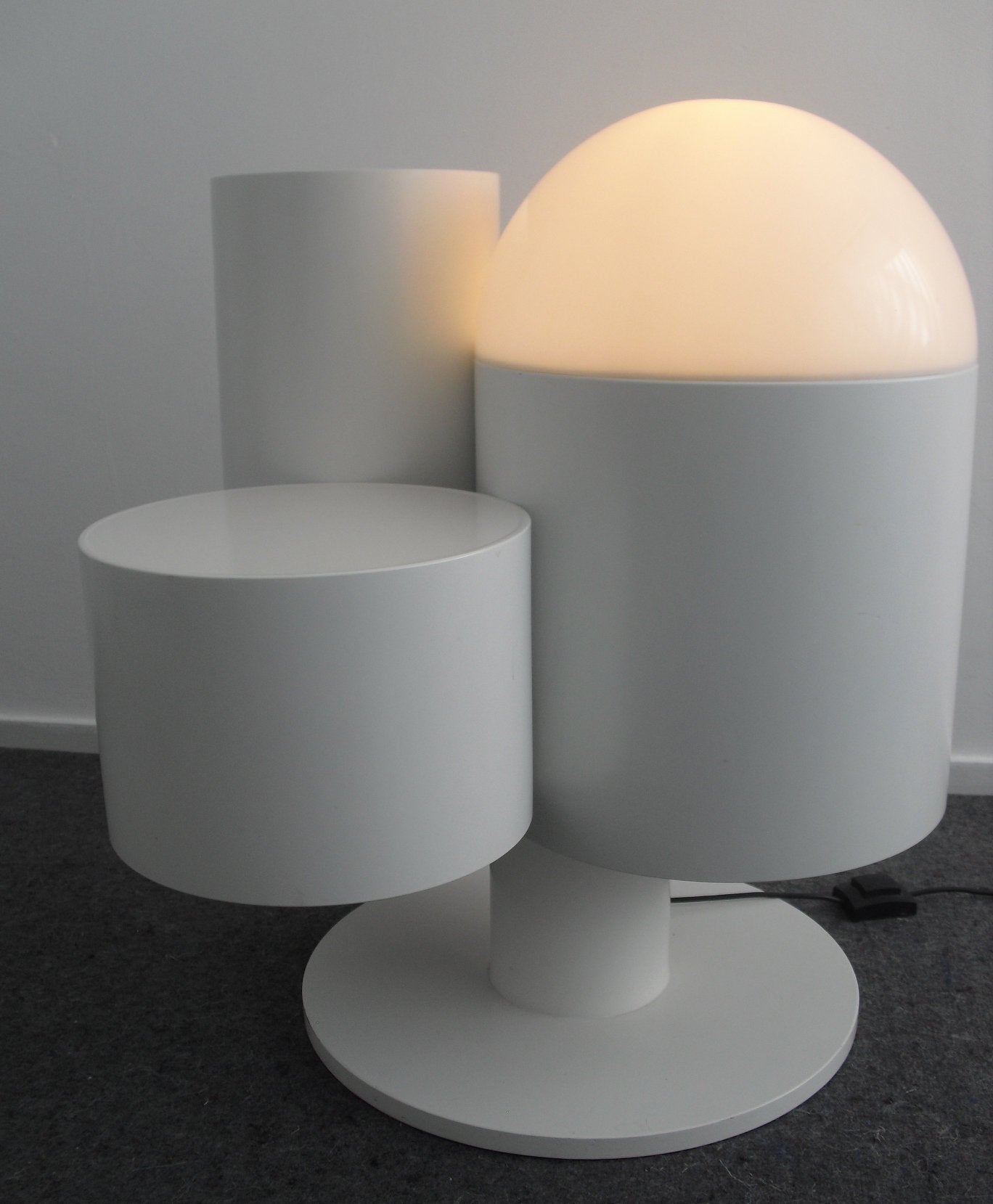 Kerst Koopman Design Vloerlamp Limited Edition – Gesigneerd, Ophalen, Wit, Zo goed als nieuw, Hout