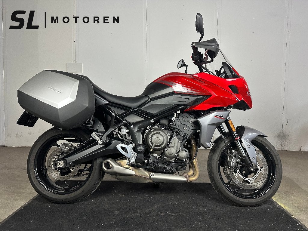 Triumph Tiger Sport 660 (2023) - 12.285 km - zijkoffers, Motoren, ABS, Occasion, Motorrijbewijs A, 3 cilinders
