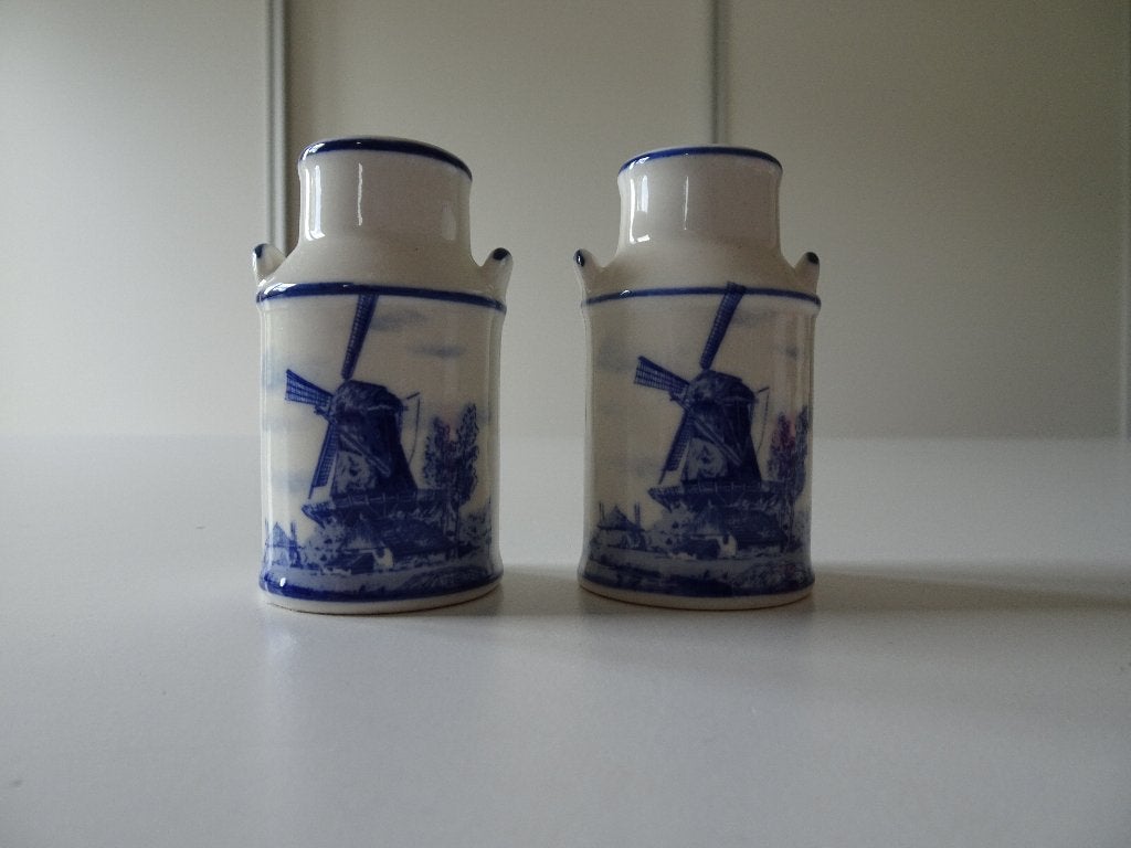 Peper en zout stel Delfts Blauw wit blauw, Ophalen of Verzenden