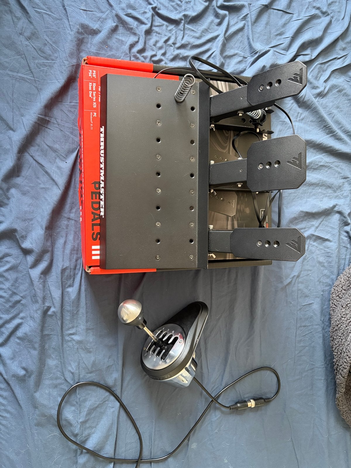 Thrustmaster raceline 3 Pedalen en TH8A Shifter, Spelcomputers en Games, Spelcomputers | Overige Accessoires, Gebruikt, Overige typen