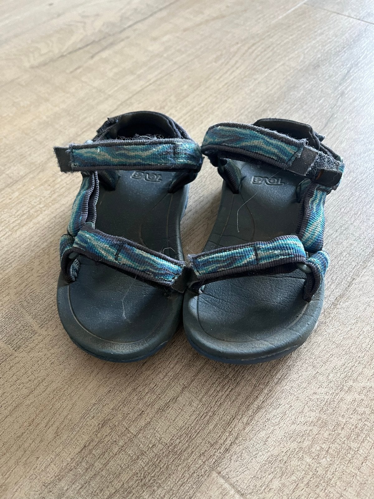 Blauwe Teva sandalen maat 24/25 voor kinderen, Ophalen, Gebruikt, Jongen of Meisje, Overige typen