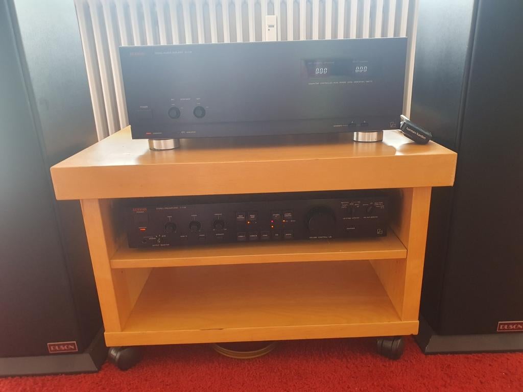 LUXMAN M03 Eindversterker en C03 Voorversterker Set, Overige merken, Gebruikt, Ophalen of Verzenden, 120 watt of meer
