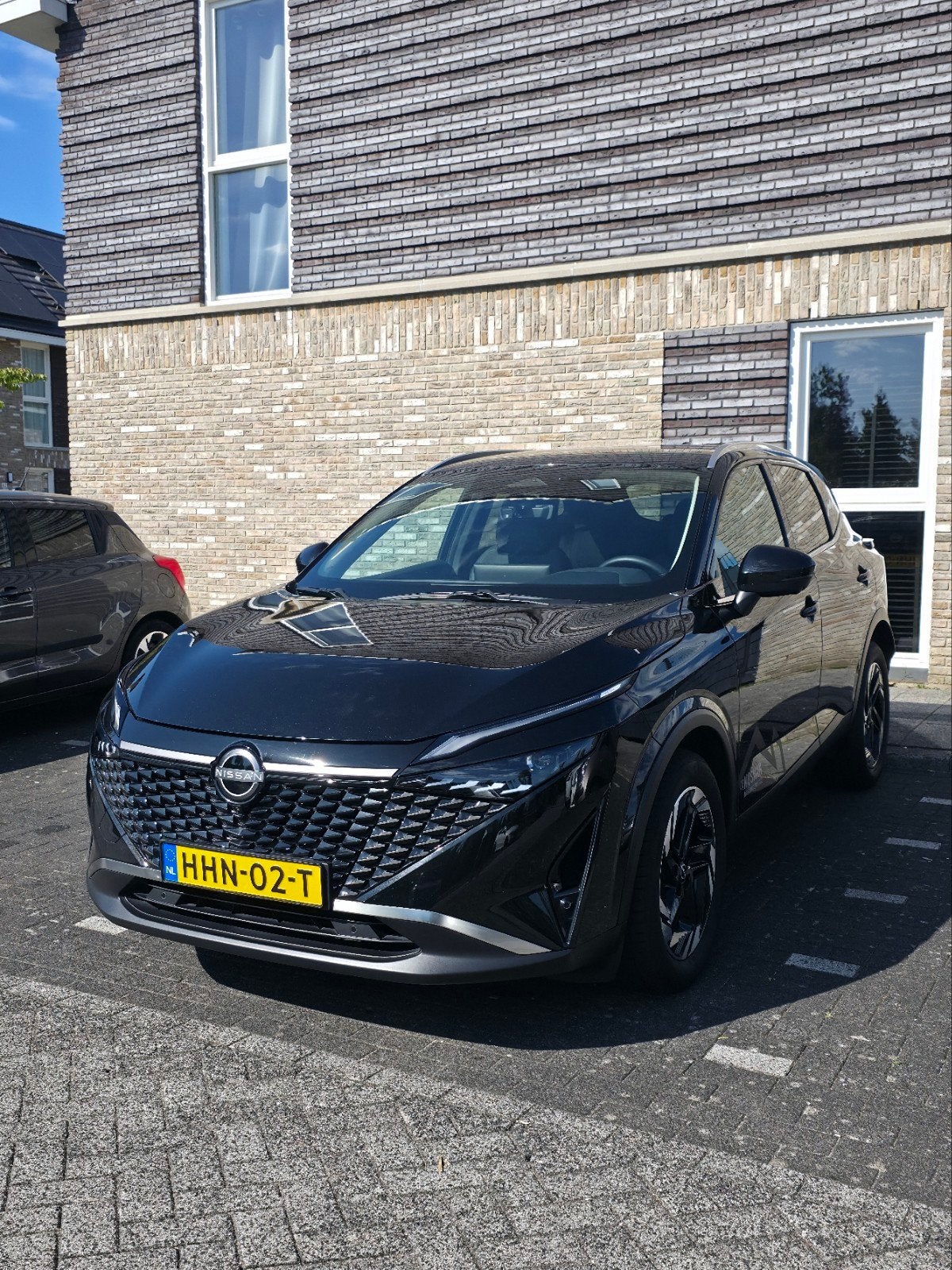 Nissan Qashqai 1.3 Mild-hybrid 158pk Xtronic 2024 Zwart, 1800 kg, 4 cilinders, 157 pk, Leder en Stof