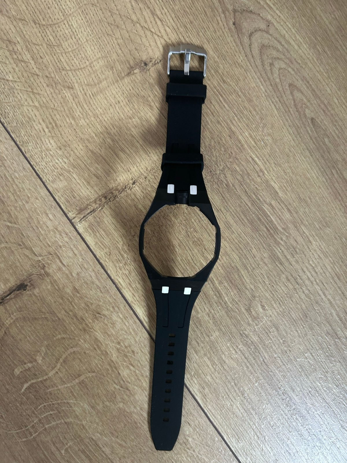 AP X Swatch horlogebandje zwart, Sieraden, Tassen en Uiterlijk, Kunststof, Polshorloge, Swatch, Ophalen of Verzenden