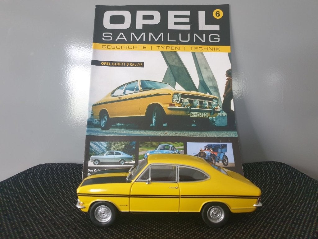 Opel Kadett B Rallye Coupe 1:24 Hachette Opel Sammlung, Hobby en Vrije tijd, Modelauto's | 1:24, Ophalen of Verzenden, Nieuw, Auto