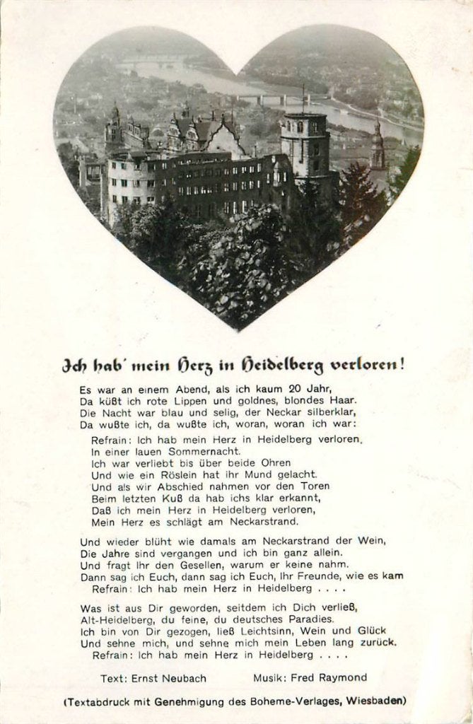 701-306-023 Heidelberg, Ophalen of Verzenden, Voor 1920, Duitsland