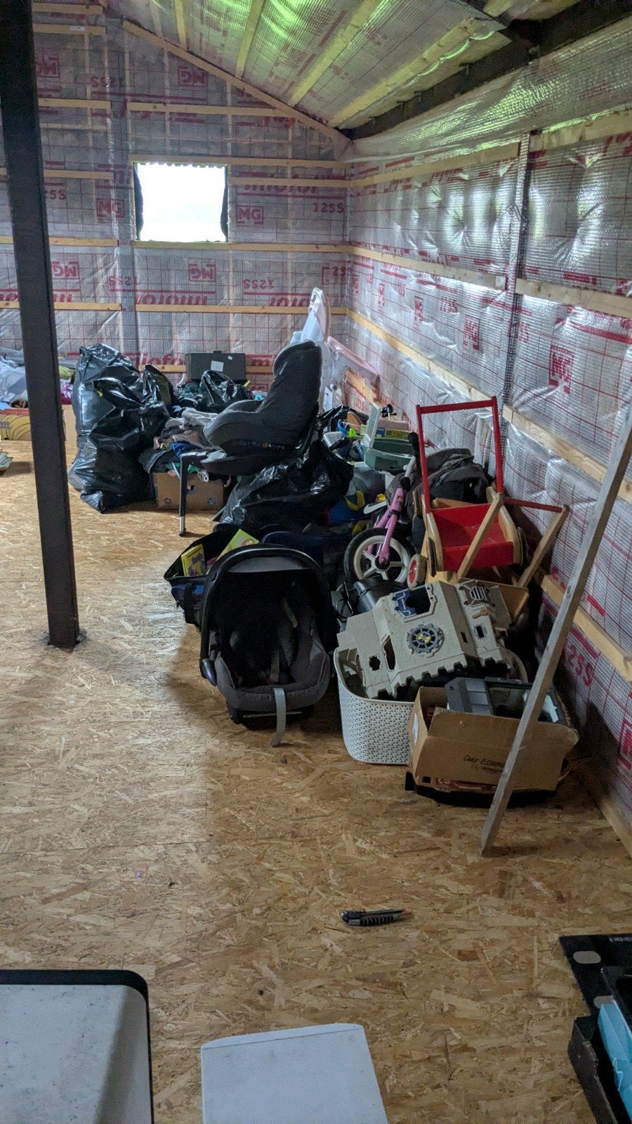 groote partij second hand spullen, Ophalen