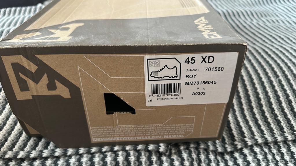Werkschoenen Emma maat 45, Ophalen of Verzenden, Zo goed als nieuw