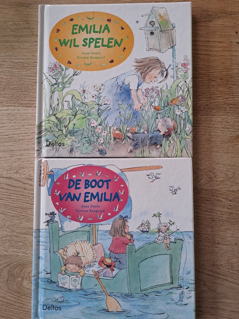EMILIA WIL SPELEN/DE BOOT VAN EMILIA. ANNA DUNÈR, Gelezen, Fictie algemeen, Jongen of Meisje, Ophalen of Verzenden