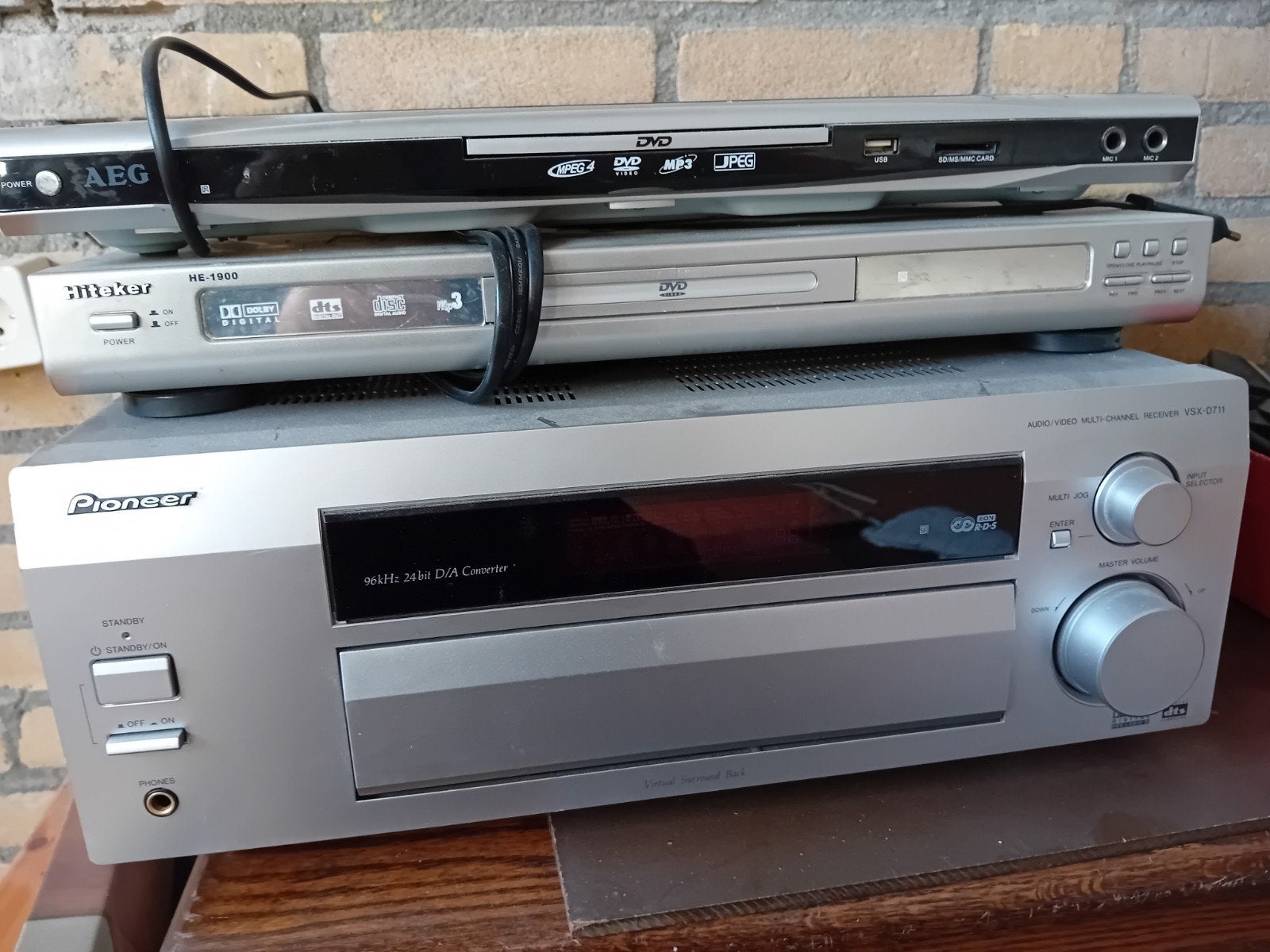 Pioneer Audio/Video Multi-Channel Receiver met DVD-spelers, Ophalen of Verzenden