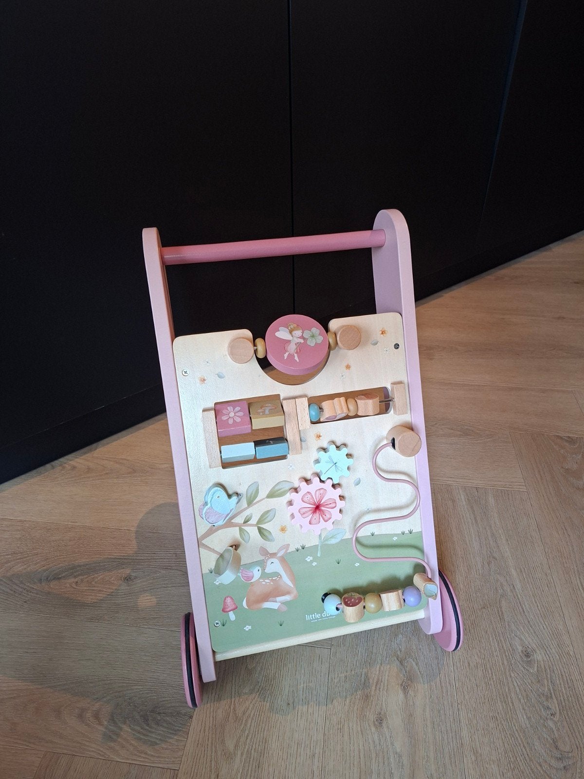 Little Dutch Houten Loopwagen met Activiteiten, Ophalen, Zo goed als nieuw, Overige typen