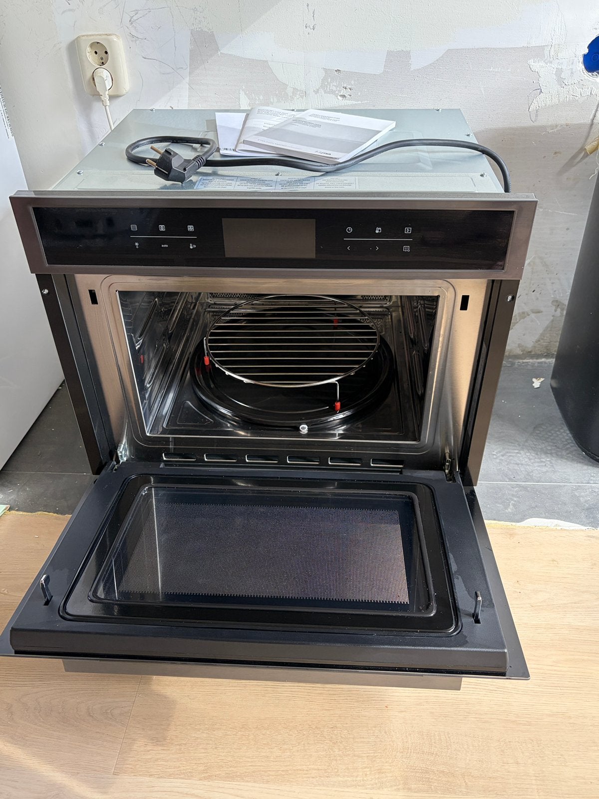 ETNA CM644Ti 45cm 900W combimagnetron ZGAN, Ophalen, 45 tot 50 cm, 60 cm of meer, Inbouw