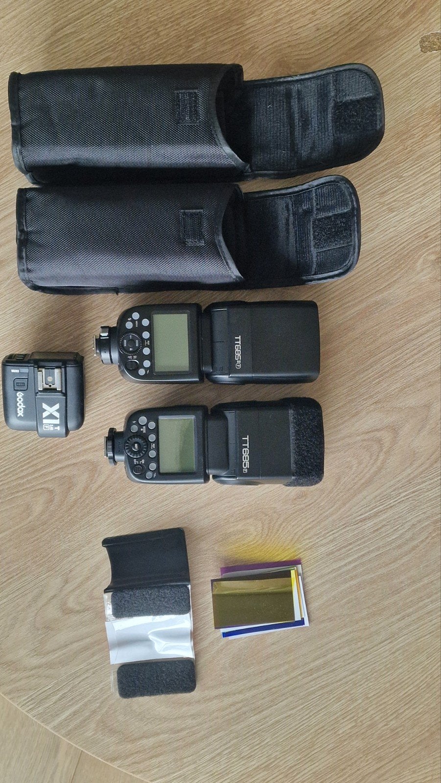 Godox TT685f flitsers (2x) met X1T trigger Fuji, Audio, Tv en Foto, Fotografie | Flitsers, Ophalen, Zo goed als nieuw, Overige merken