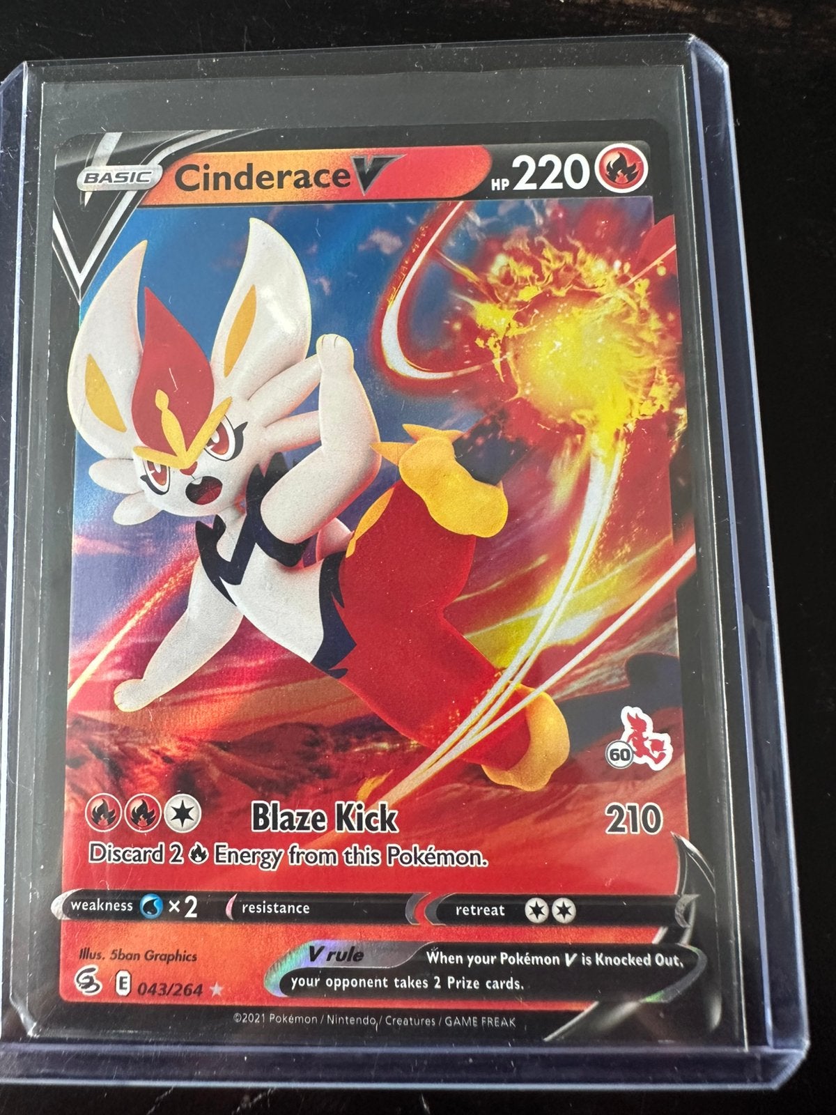 Cinderace pikachu battle academy stamp, Verzenden, Zo goed als nieuw