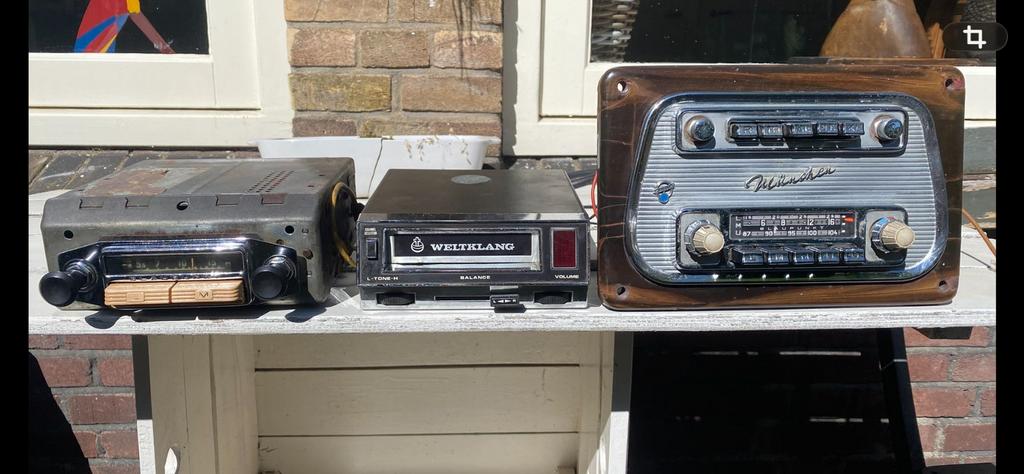 2 Blaupunkt buizenradio’s en een eighttrac, Ophalen of Verzenden, Gebruikt, Overige typen