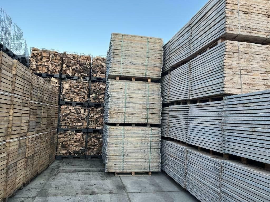 Steenschotten circa 65 x 175 (55mm)  Ideaal als schutting, Tuin en Terras, Ophalen of Verzenden, Gebruikt, Hout