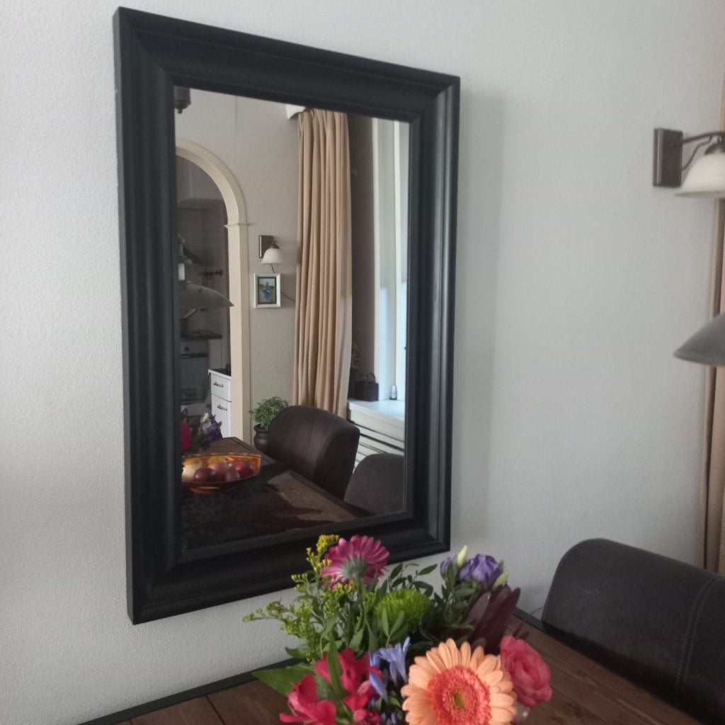 Spiegel, Huis en Inrichting, Ophalen, Zo goed als nieuw, Minder dan 100 cm, Rechthoekig