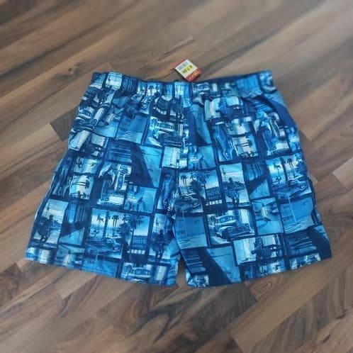 Blauwe korte broek van Wibra, Maat XXL, nieuwe, Ophalen of Verzenden, Nieuw, Overige maten, Blauw