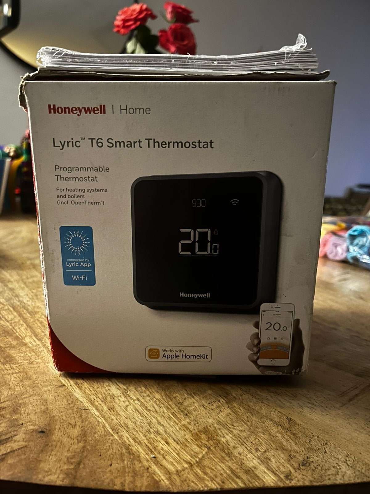 Honeywell T6 Lyric Smart Thermostaat, Doe-het-zelf en Verbouw, Ophalen of Verzenden, Slimme thermostaat, Zo goed als nieuw