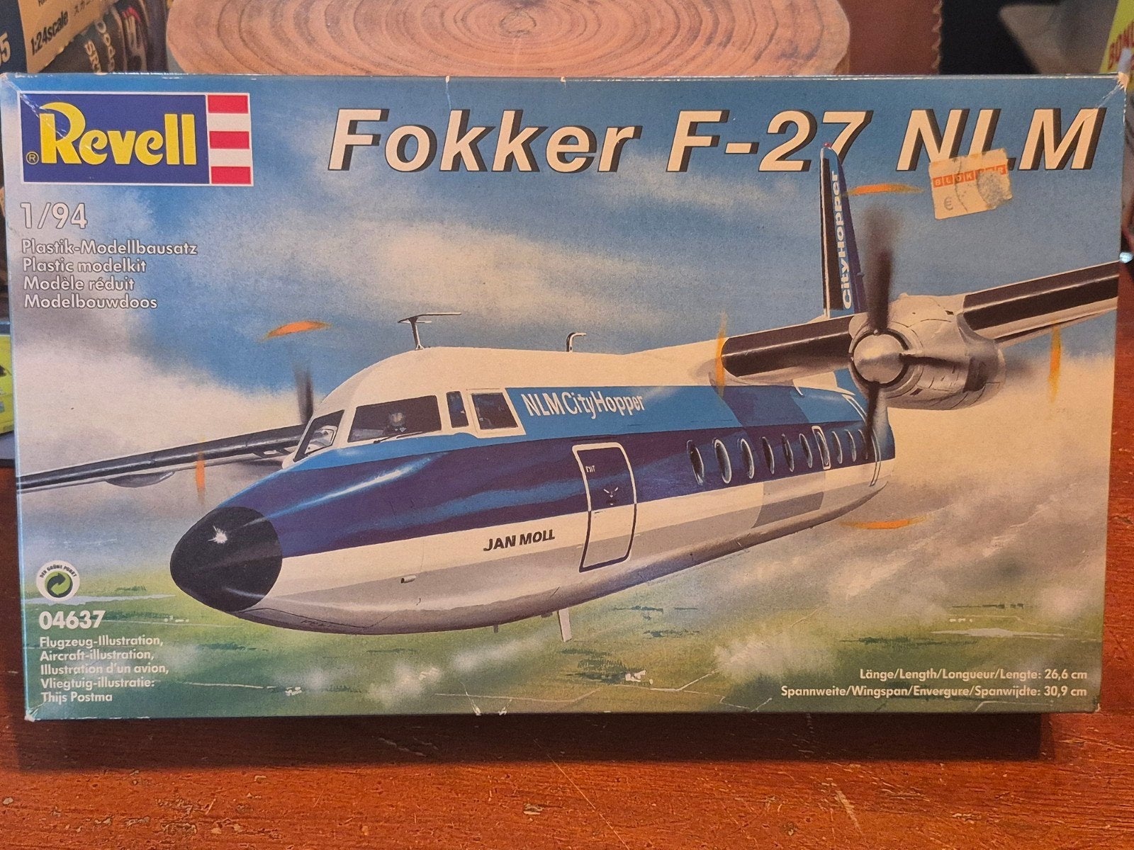 Revell Fokker F-27 NLM CityHopper modelbouwkit, 1:72 tot 1:144, Revell, Nieuw, Ophalen of Verzenden