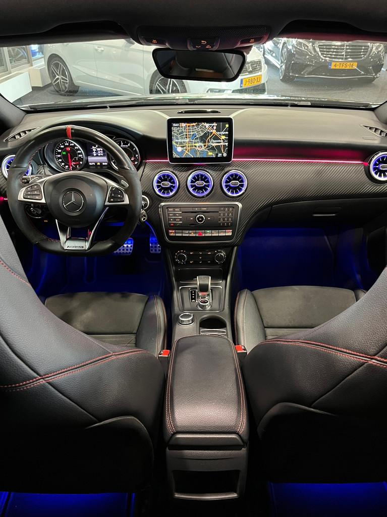 Mercedes-Benz A-klasse AMG 45 4MATIC AERO FACELIFT, Automaat, Gebruikt, 4 cilinders, Zwart