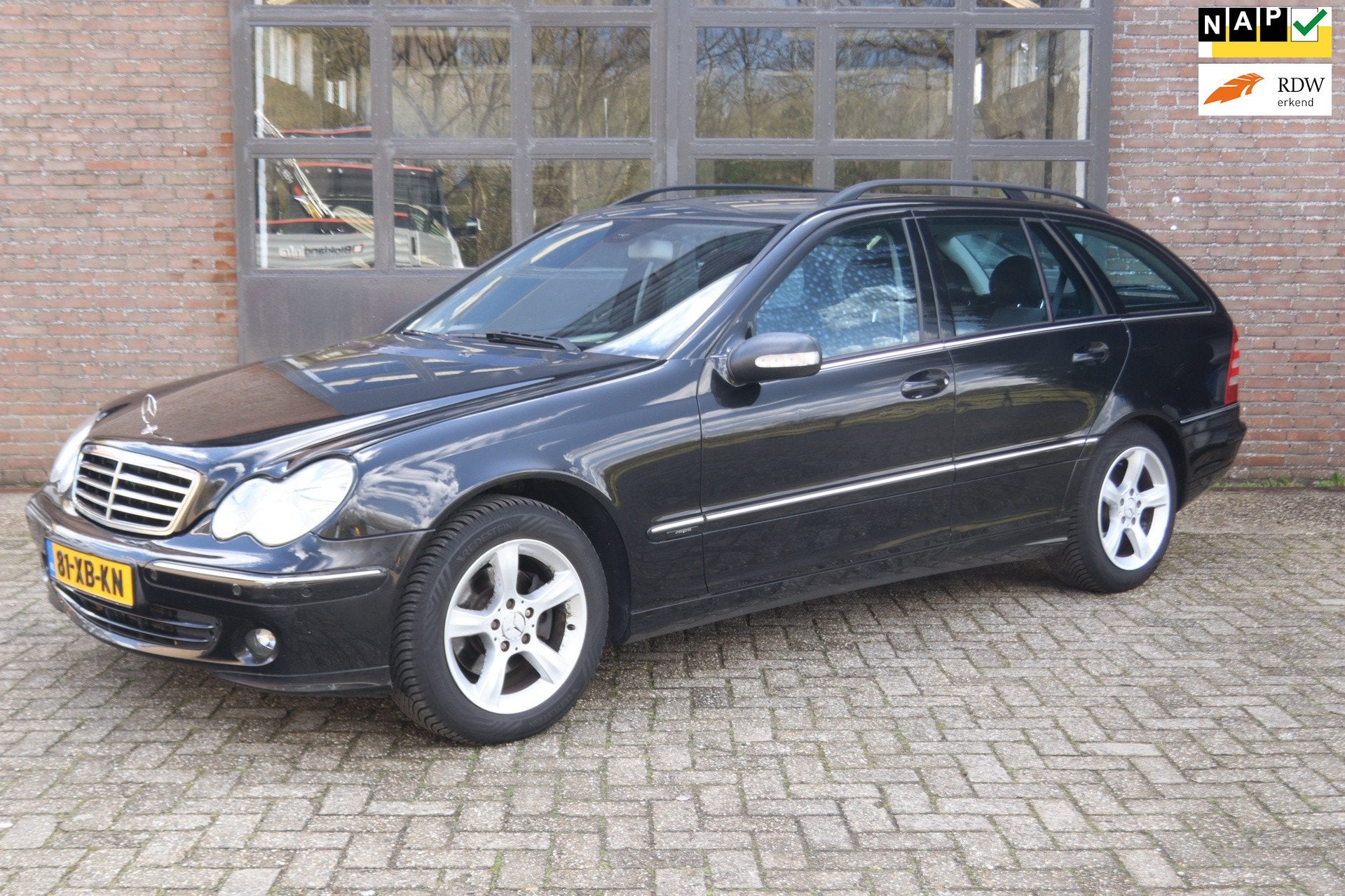 Mercedes-Benz C-klasse Combi 200 CDI AC|AUT|CC| Nieuwe APK, Automaat, Achterwielaandrijving, Gebruikt, Zwart