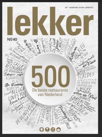 kookboek restaurantgids LEKKER 2018 nr 40 2016 en 2017, Boeken, Kookboeken, Gezond koken, Zo goed als nieuw, LEKKER, Nederland en België
