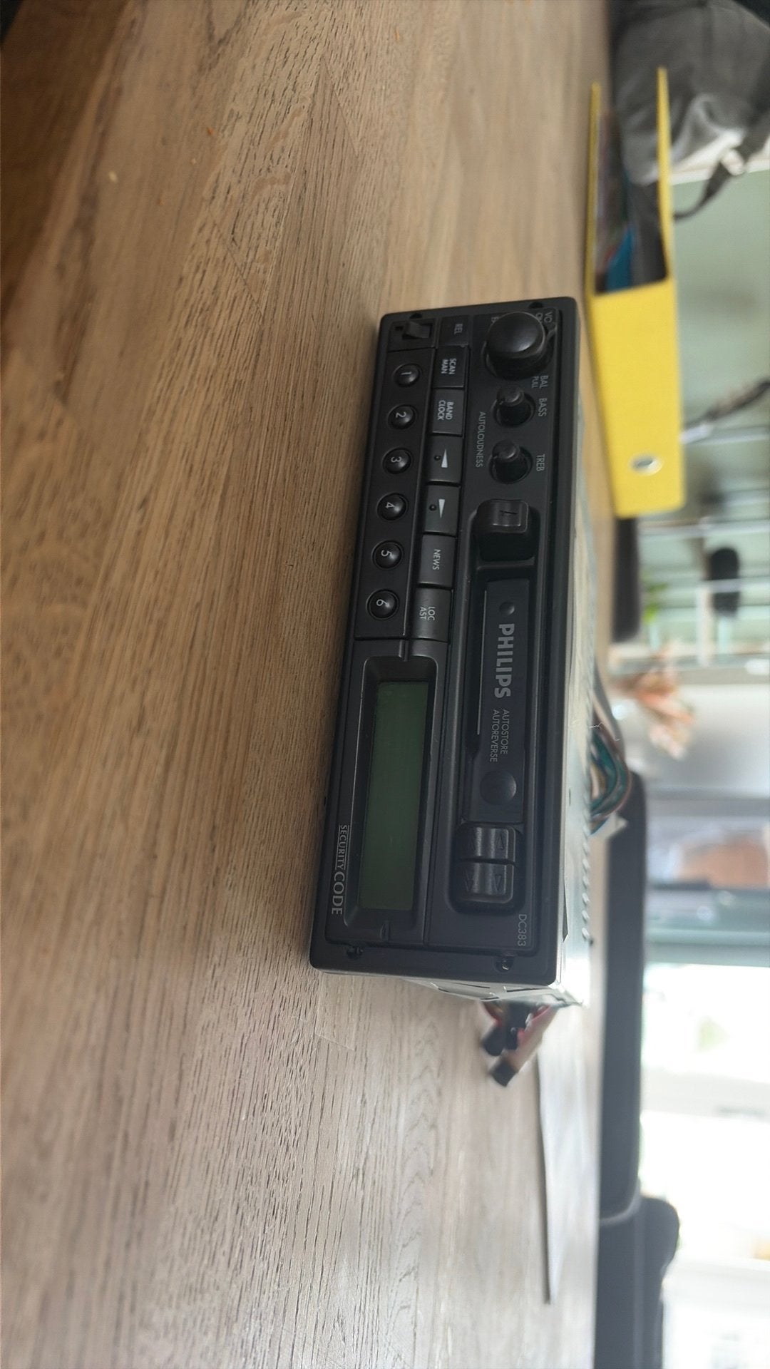 Philips dc383 auto radio, Ophalen of Verzenden, Gebruikt