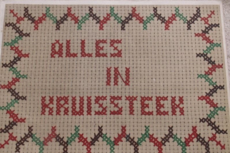 Alles in Kruissteek de Vries textielfabriek 1930 - 1940, Ophalen of Verzenden, Nieuw, Patroon