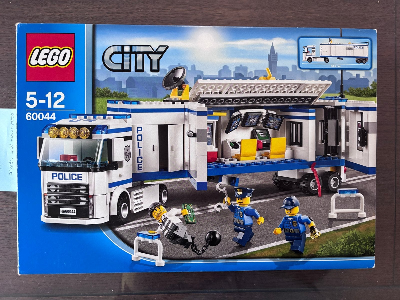 LEGO City 60044 Mobiele Politie Eenheid, Ophalen, Lego, Compleet, Complete set