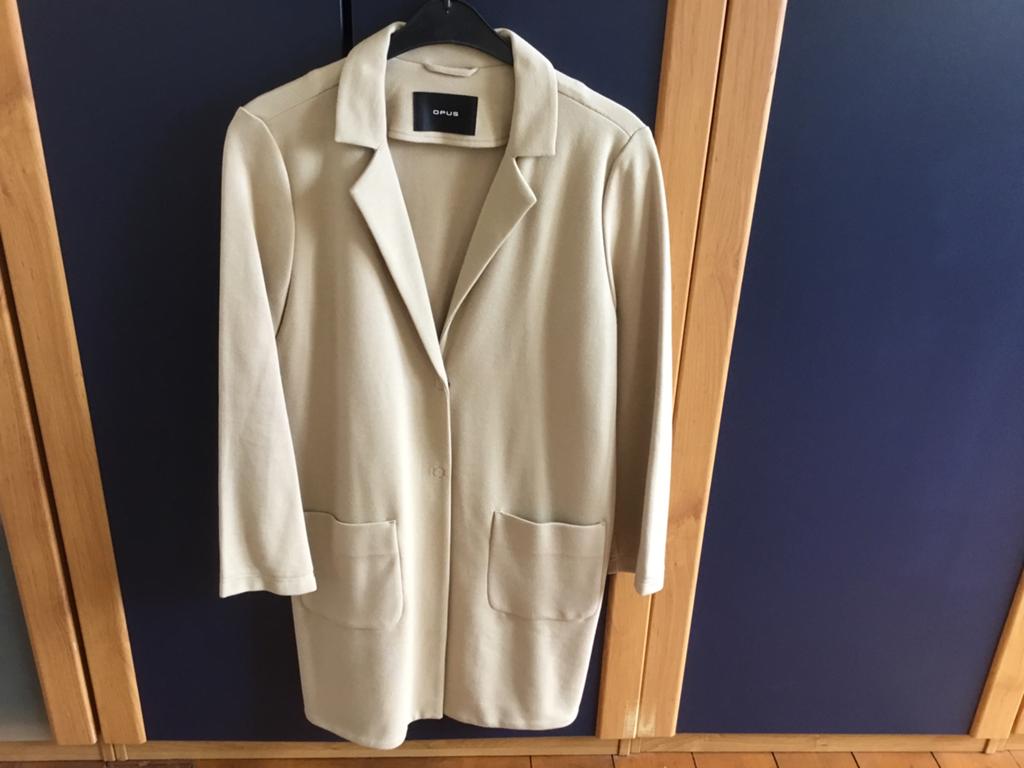 Opus jas, beige, maat 42 zgan, Ophalen of Verzenden, Zo goed als nieuw, Maat 42/44 (L), Beige