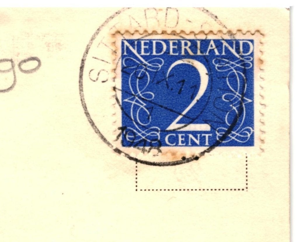 984490 Maastricht Panorama v a Fort St Pieter 1948 Gelopen, Ophalen of Verzenden, 1940 tot 1960, Gelopen, Noord-Brabant
