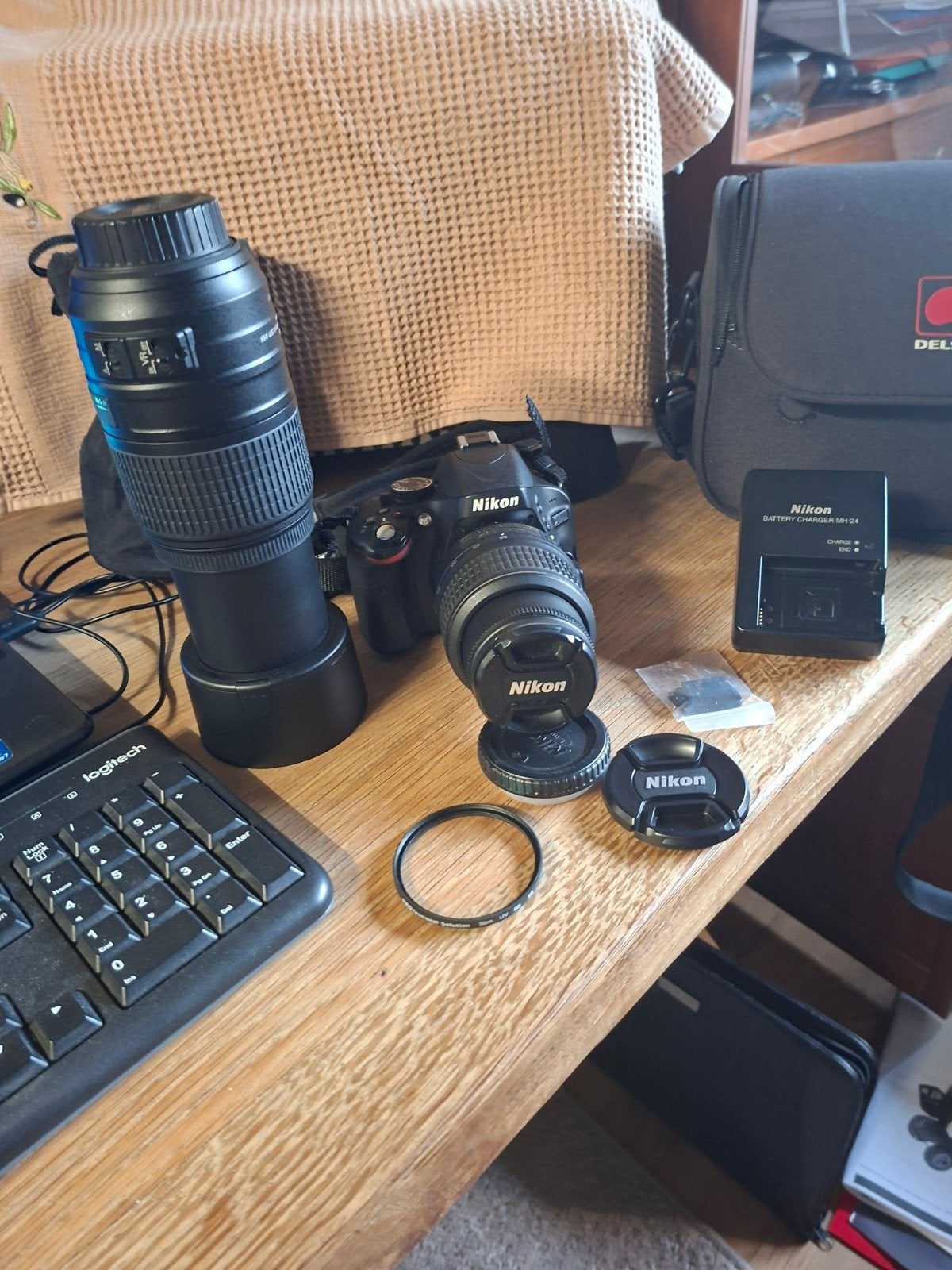 Nikon Prof. Digitale foto camera D 5100, Spiegelreflex, Nieuw, Nikon, Beeldstabilisatie