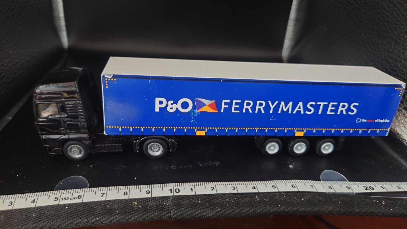 Siku M.A.N Truck met WSI P&O Ferry Masters trailer 1:87, Ophalen of Verzenden, Gebruikt, Bus of Vrachtwagen, SIKU