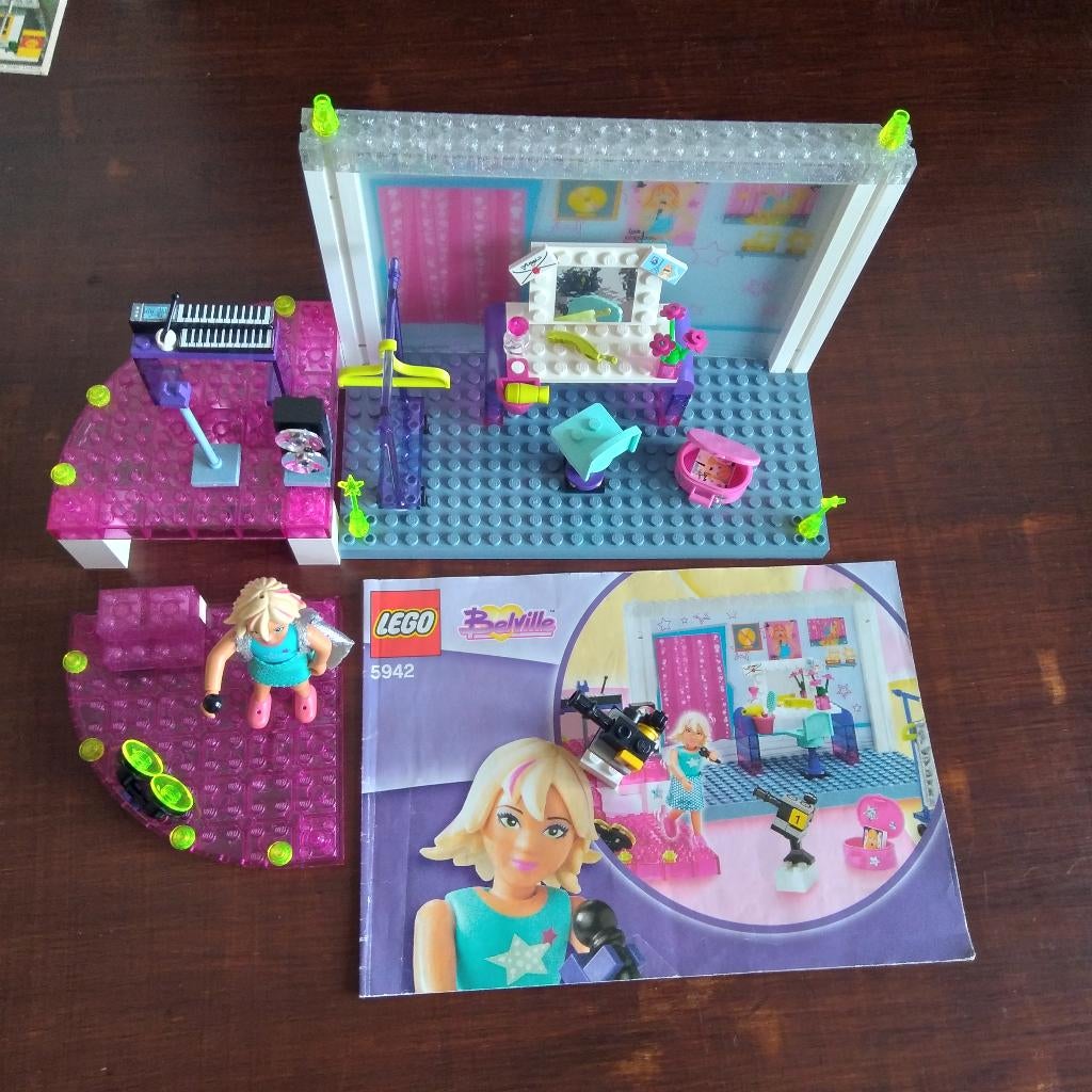 Lego Belville 5942 popstudio, Kinderen en Baby's, Gebruikt, Overige thema's, Lego, Compleet