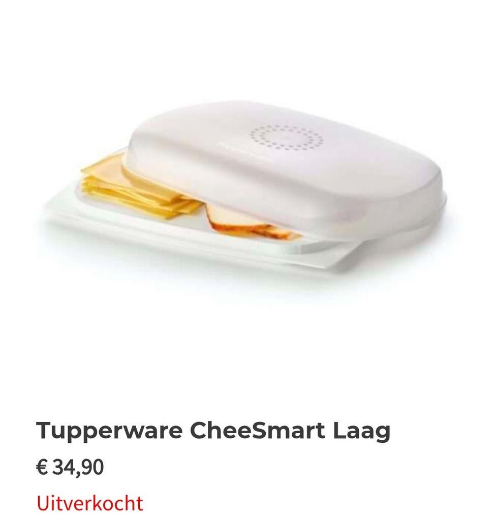 Tupperware CheeSmart Laag, Ophalen of Verzenden, Nieuw
