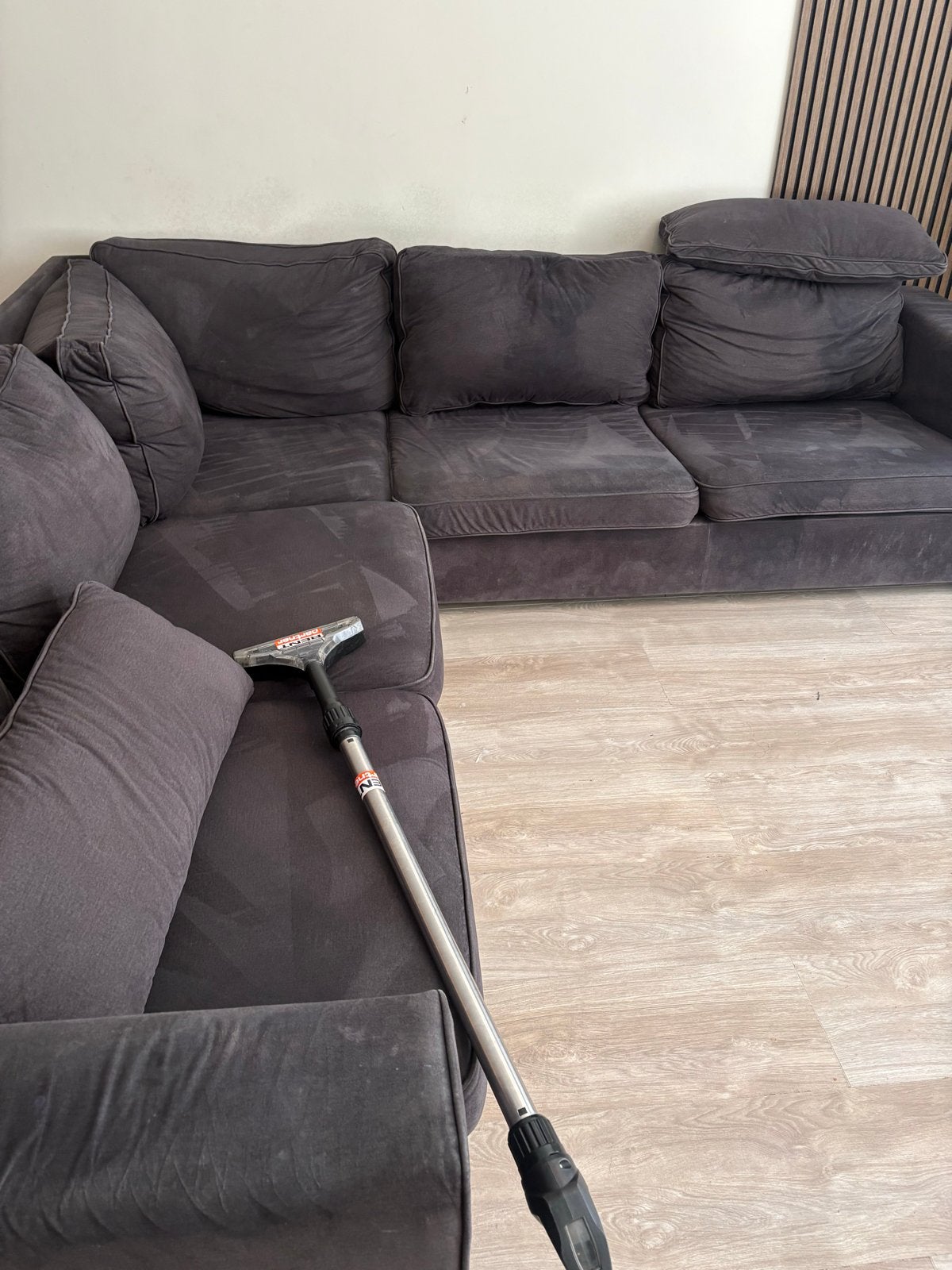 Grote hoekbank - comfortabel en ruim, Ophalen, Gebruikt, 100 tot 125 cm, Hoekbank