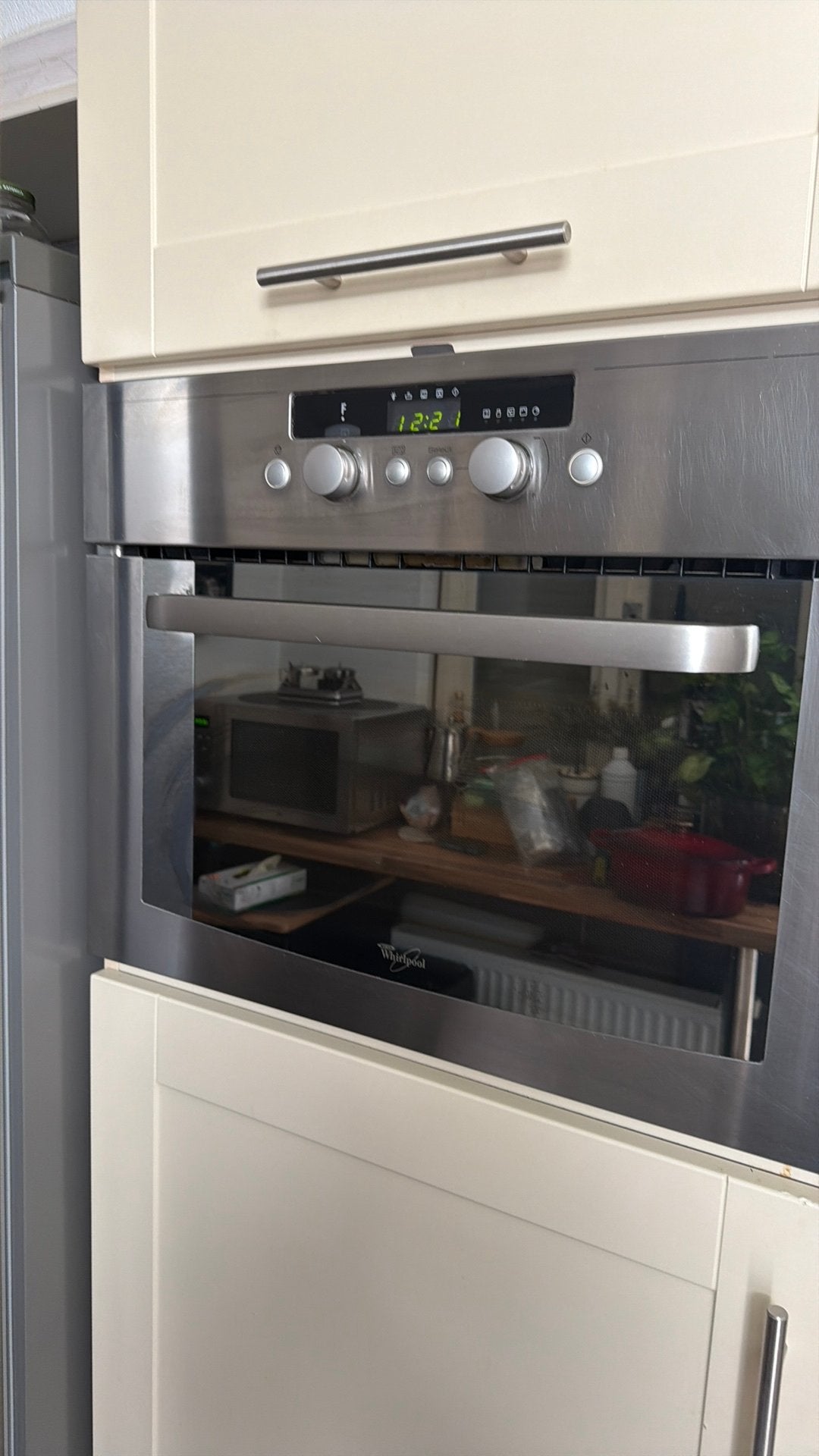 Whirlpool AMW 524 /IX, Witgoed en Apparatuur, Ovens, Zo goed als nieuw, Minder dan 45 cm, Ophalen